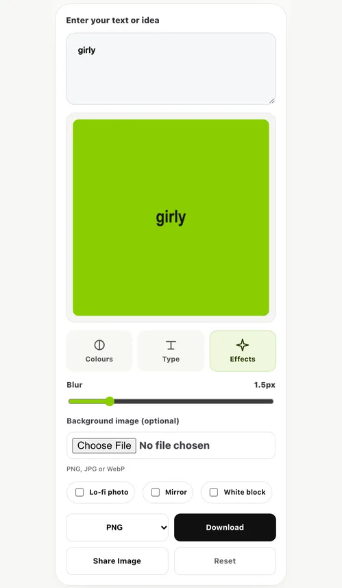 Gambar tutorial Brat Image Generator: buat, cek, dan unduh